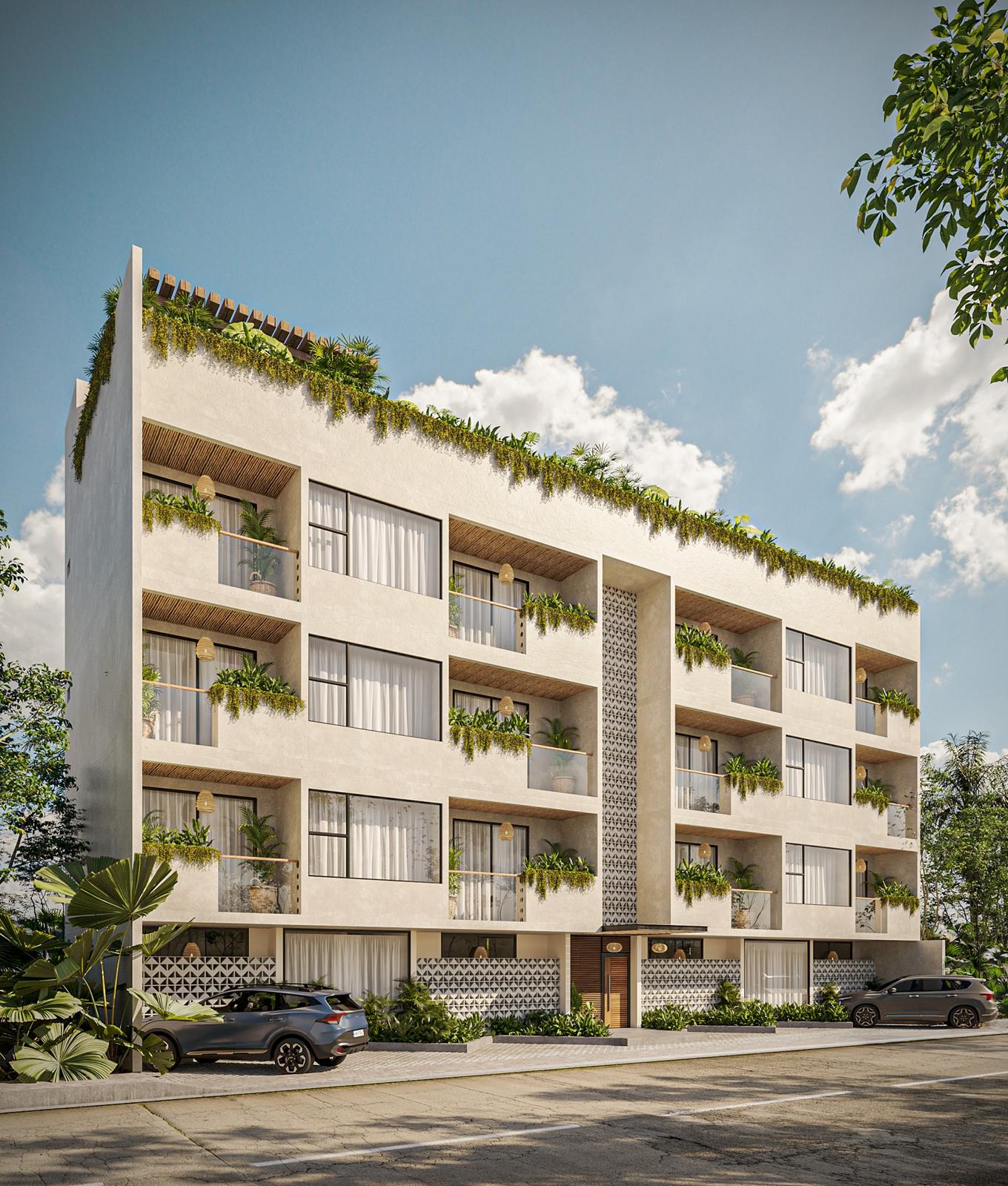 Render de Malena, departamentos en Bacalar